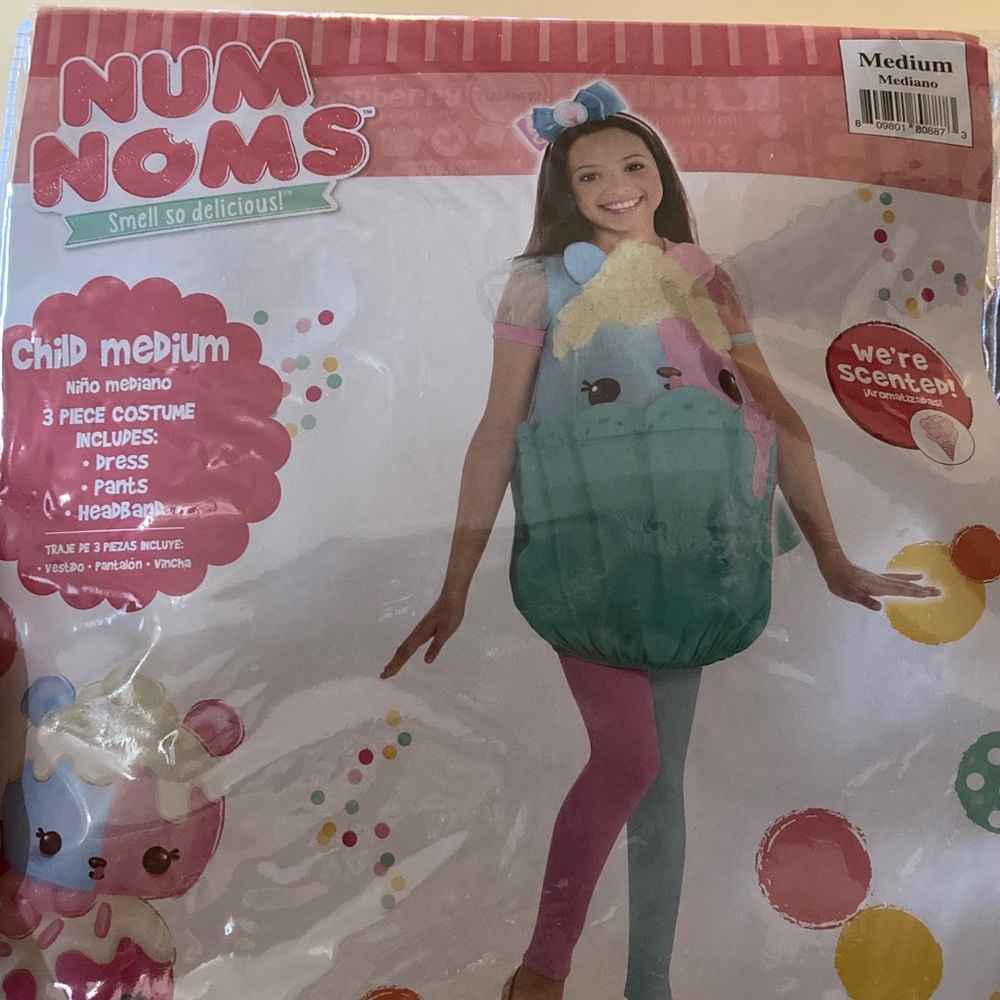Num Noms Scented Kids Costume - Pink and Blue